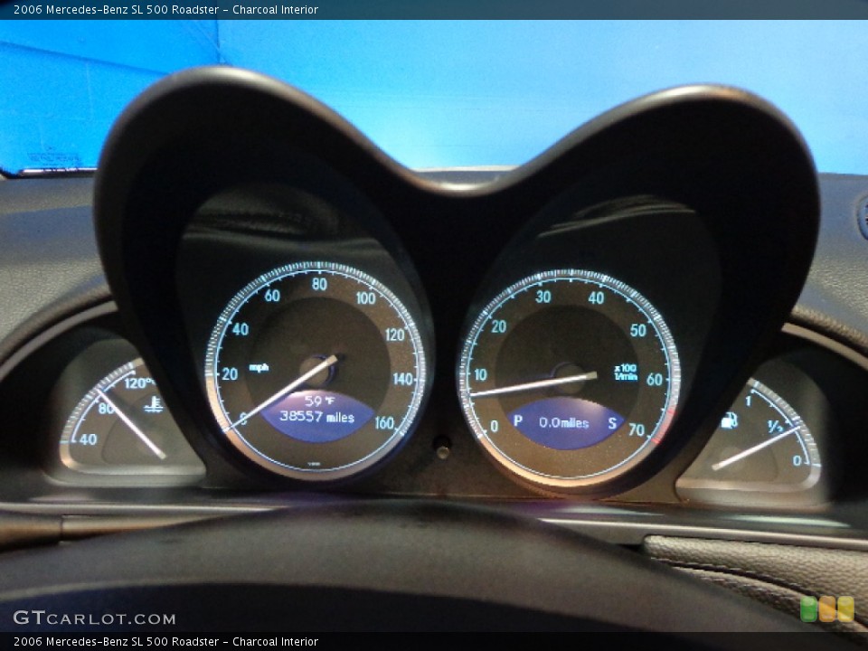 Charcoal Interior Gauges for the 2006 Mercedes-Benz SL 500 Roadster #77466744