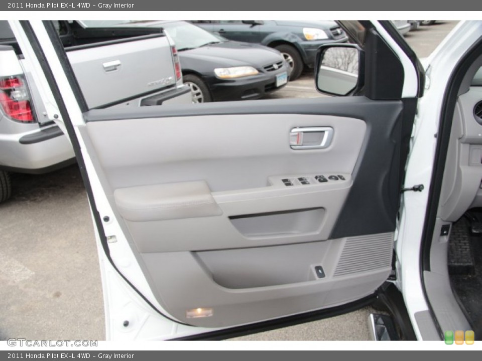 Gray Interior Door Panel for the 2011 Honda Pilot EX-L 4WD #77467689