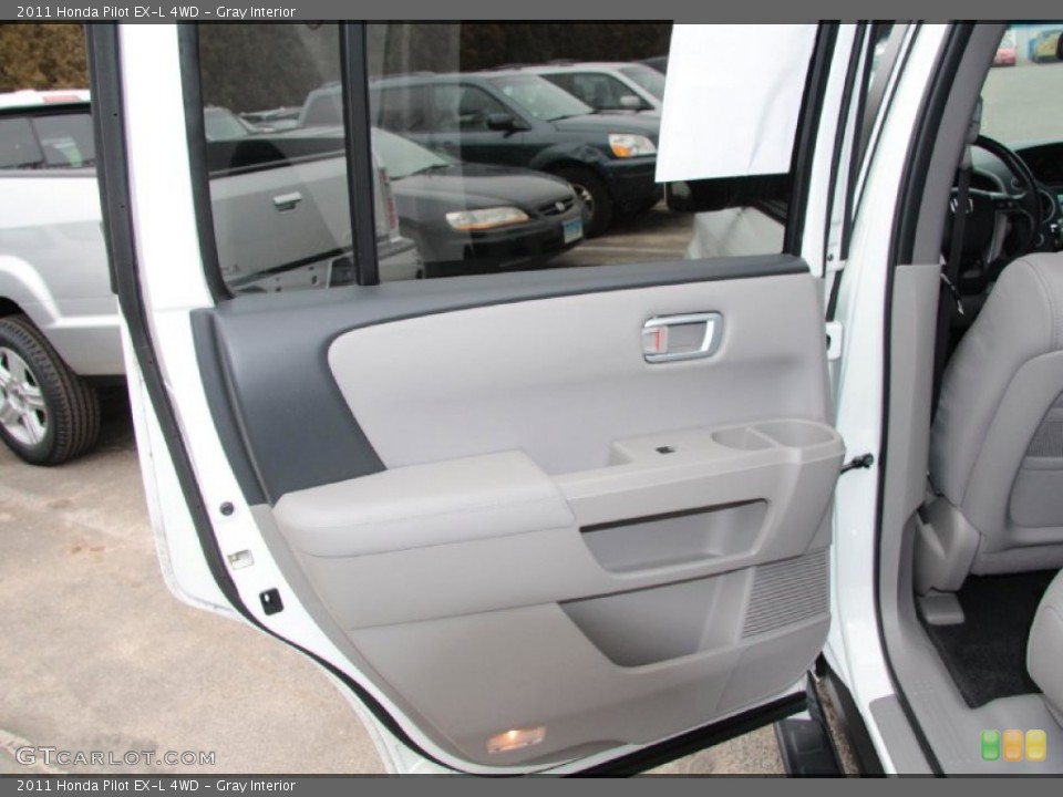 Gray Interior Door Panel for the 2011 Honda Pilot EX-L 4WD #77467707