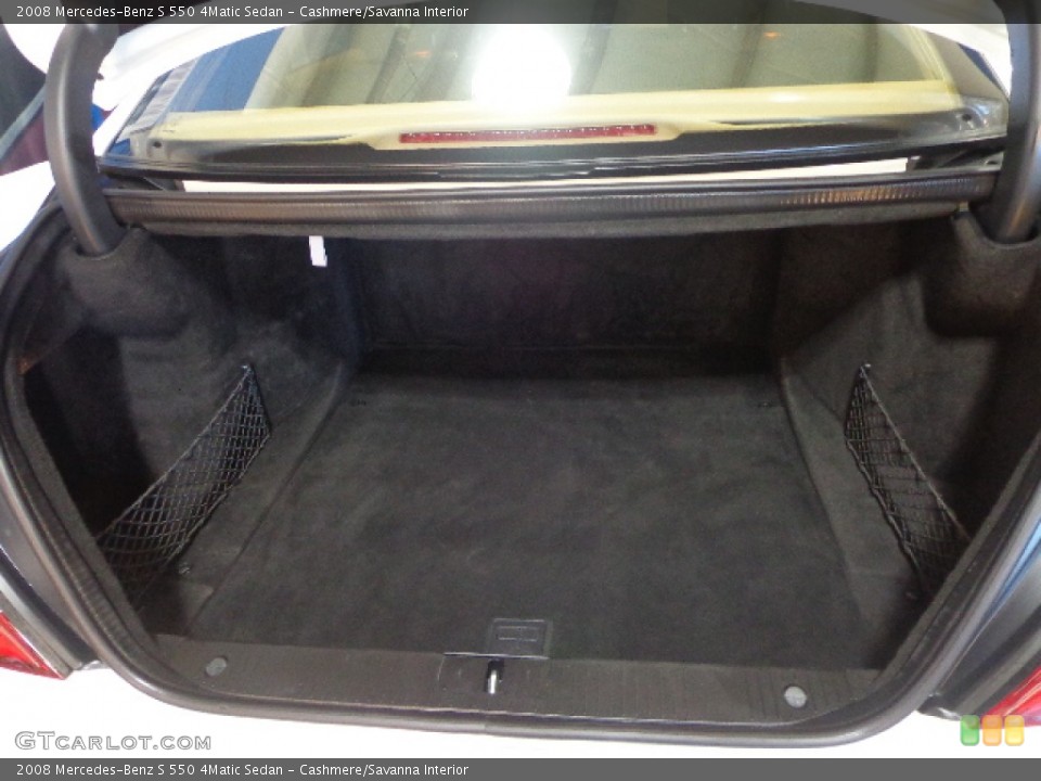 Cashmere/Savanna Interior Trunk for the 2008 Mercedes-Benz S 550 4Matic Sedan #77468135