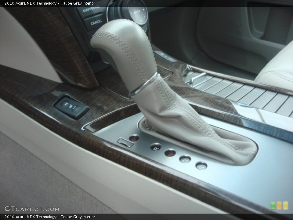 Taupe Gray Interior Transmission for the 2010 Acura MDX Technology #77468751