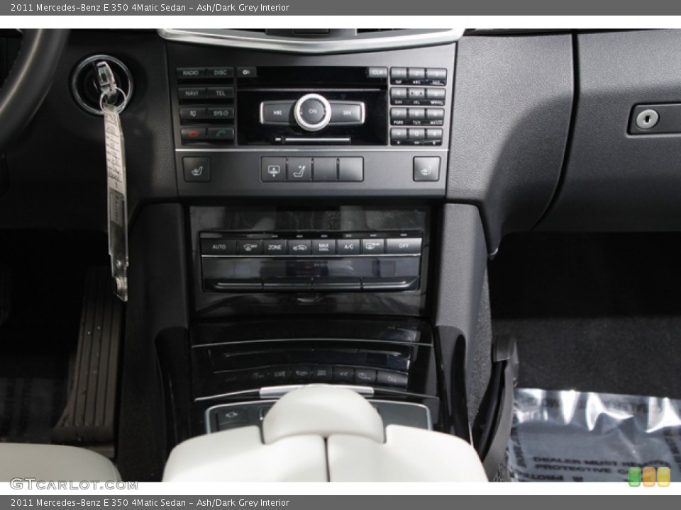 Ash/Dark Grey Interior Controls for the 2011 Mercedes-Benz E 350 4Matic Sedan #77469417