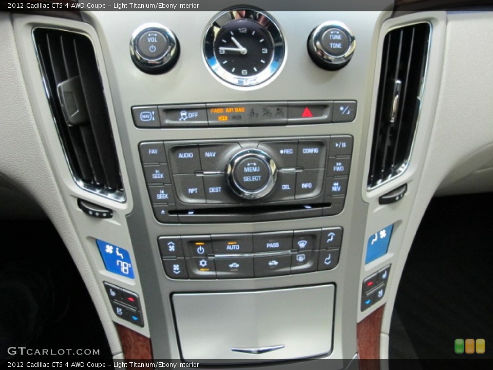 Light Titanium/Ebony Interior Controls for the 2012 Cadillac CTS 4 AWD Coupe #77469474
