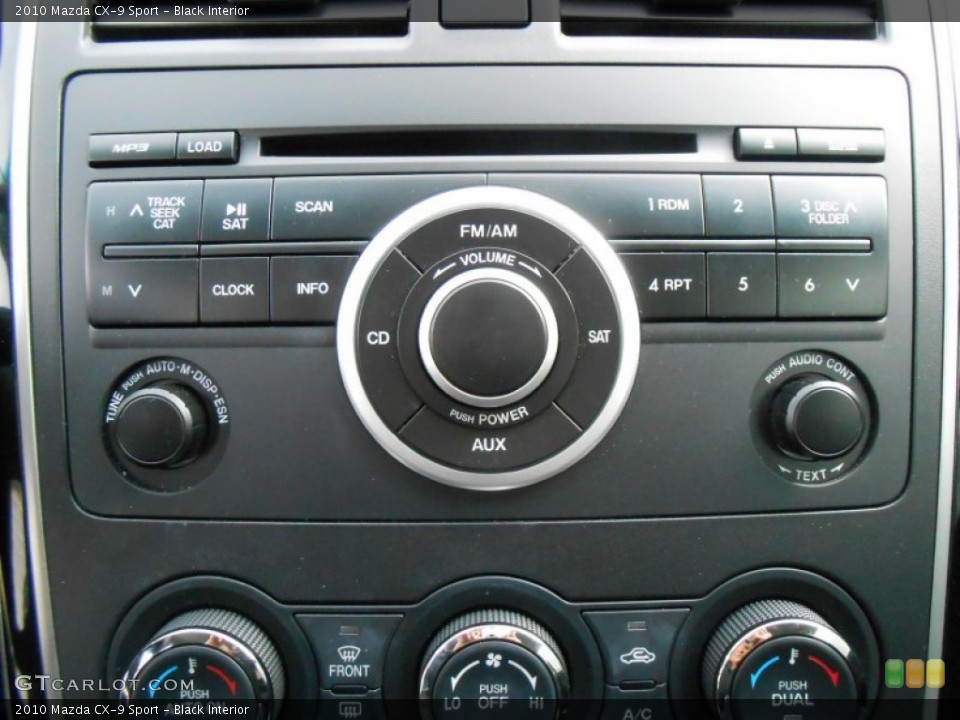 Black Interior Controls for the 2010 Mazda CX-9 Sport #77469519