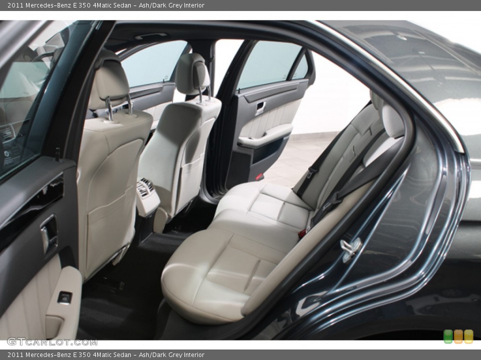 Ash/Dark Grey Interior Rear Seat for the 2011 Mercedes-Benz E 350 4Matic Sedan #77469558