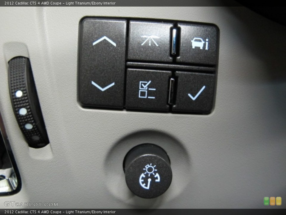 Light Titanium/Ebony Interior Controls for the 2012 Cadillac CTS 4 AWD Coupe #77469585
