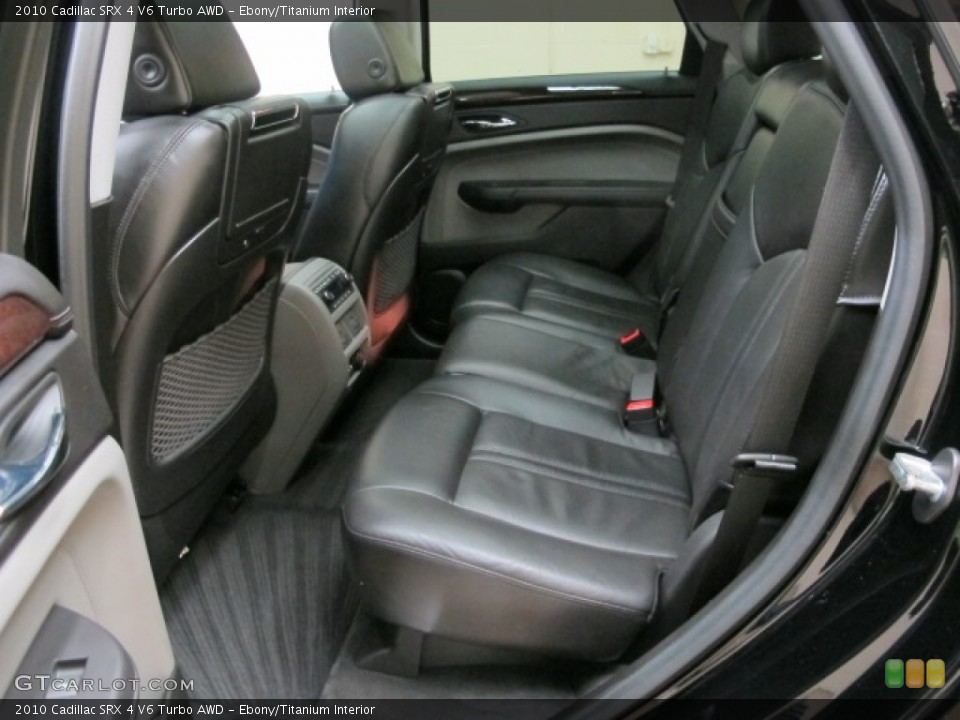 Ebony/Titanium Interior Rear Seat for the 2010 Cadillac SRX 4 V6 Turbo AWD #77469918