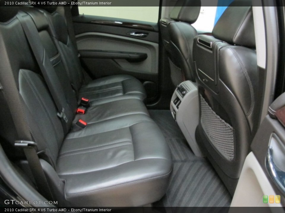 Ebony/Titanium Interior Rear Seat for the 2010 Cadillac SRX 4 V6 Turbo AWD #77469951