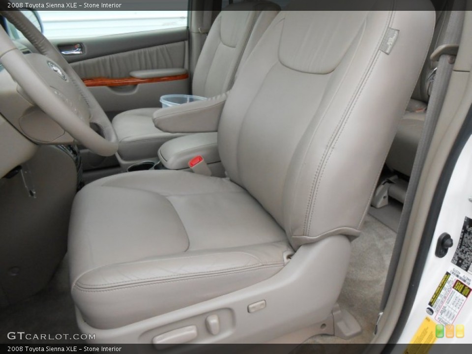 Stone Interior Front Seat for the 2008 Toyota Sienna XLE #77470070
