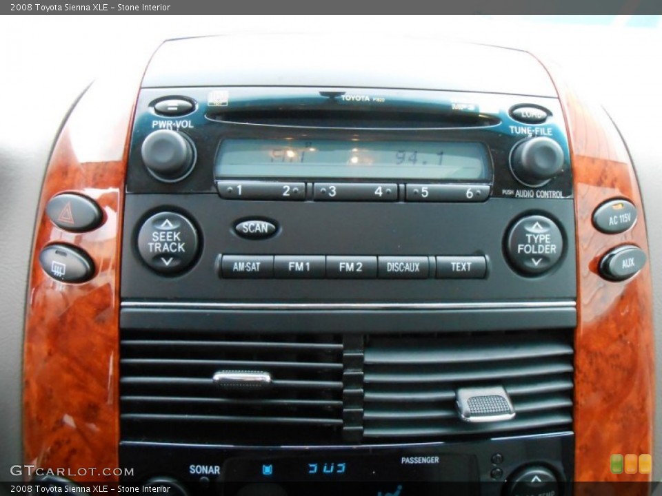 Stone Interior Audio System for the 2008 Toyota Sienna XLE #77470125