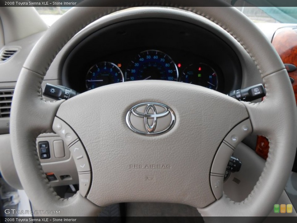Stone Interior Steering Wheel for the 2008 Toyota Sienna XLE #77470155