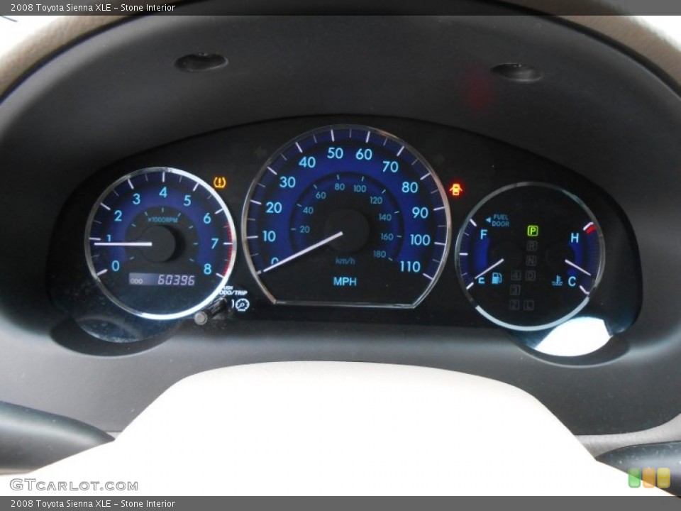 Stone Interior Gauges for the 2008 Toyota Sienna XLE #77470161