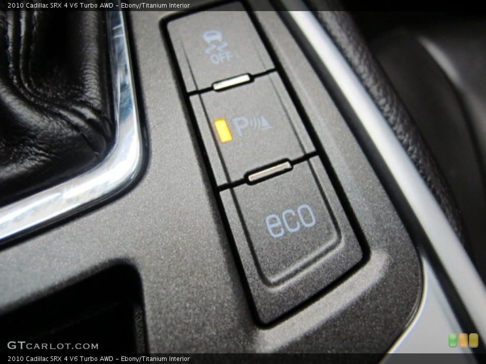 Ebony/Titanium Interior Controls for the 2010 Cadillac SRX 4 V6 Turbo AWD #77470209
