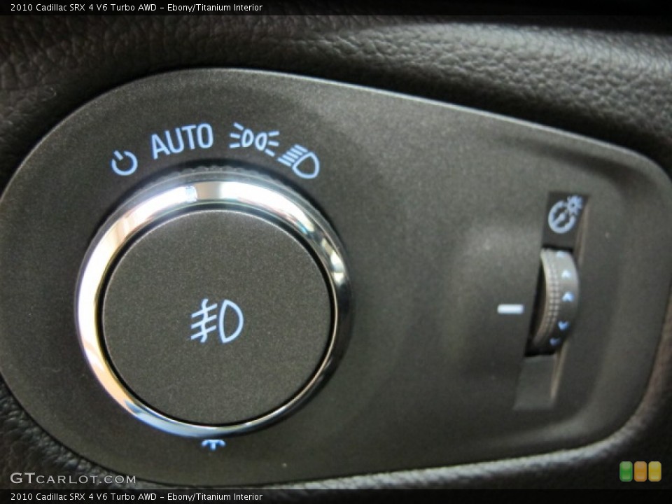 Ebony/Titanium Interior Controls for the 2010 Cadillac SRX 4 V6 Turbo AWD #77470375