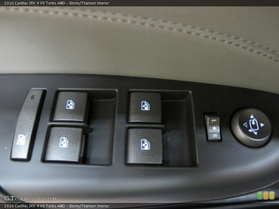 Ebony/Titanium Interior Controls for the 2010 Cadillac SRX 4 V6 Turbo AWD #77470410