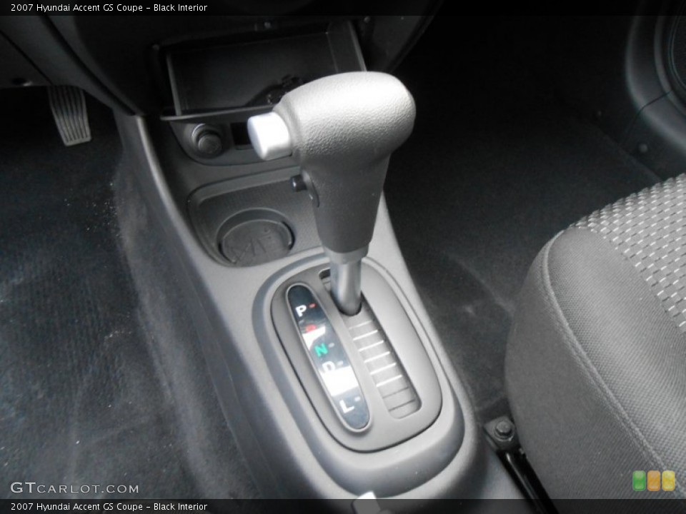 Black Interior Transmission for the 2007 Hyundai Accent GS Coupe #77470641