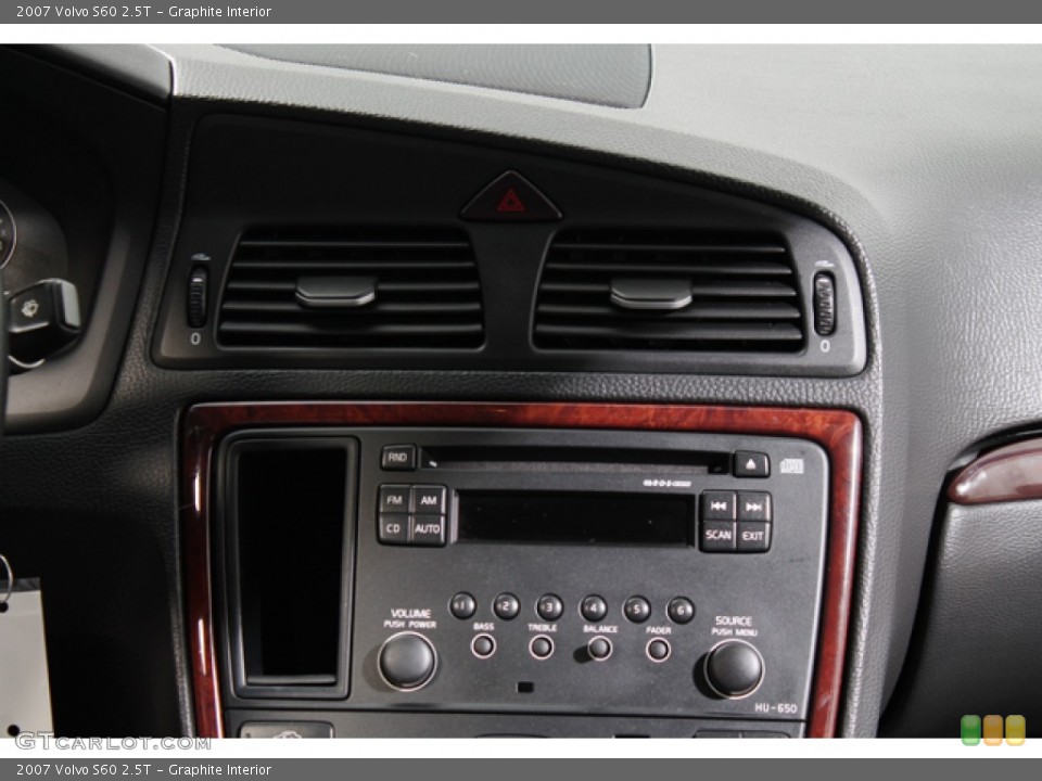 Graphite Interior Audio System for the 2007 Volvo S60 2.5T #77470650