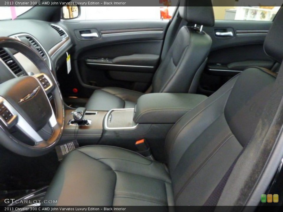 Black Interior Photo for the 2013 Chrysler 300 C AWD John Varvatos Luxury Edition #77470741