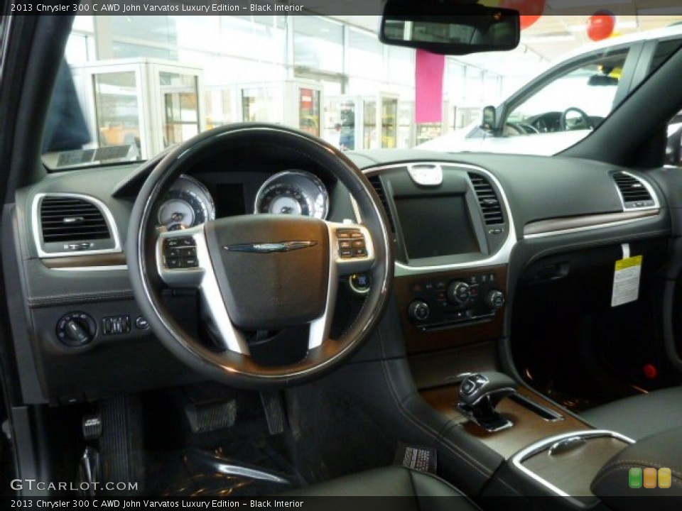 Black Interior Dashboard for the 2013 Chrysler 300 C AWD John Varvatos Luxury Edition #77470770