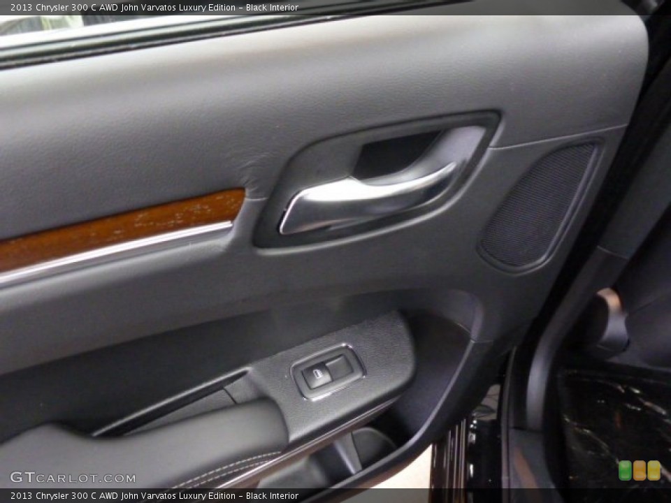 Black Interior Controls for the 2013 Chrysler 300 C AWD John Varvatos Luxury Edition #77470785