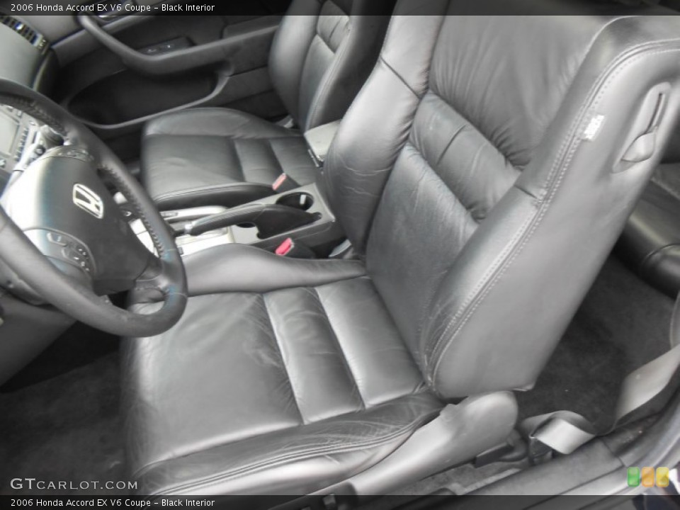 Black Interior Front Seat for the 2006 Honda Accord EX V6 Coupe #77471067