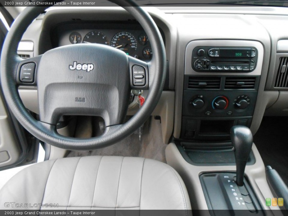 Taupe Interior Dashboard for the 2003 Jeep Grand Cherokee Laredo #77471507