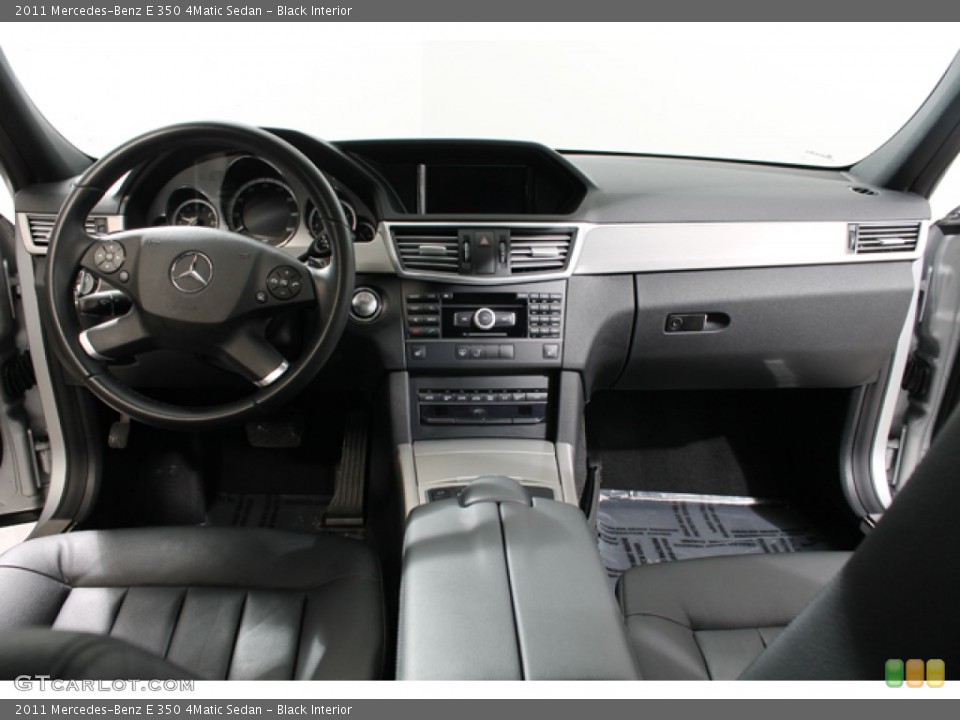 Black Interior Dashboard for the 2011 Mercedes-Benz E 350 4Matic Sedan #77471958