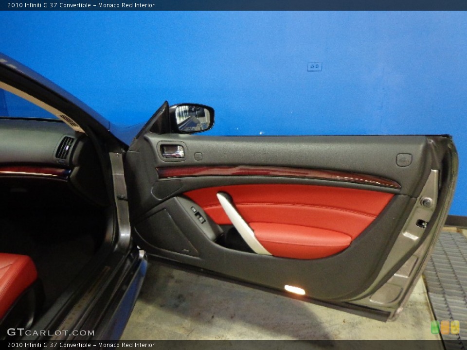 Monaco Red Interior Door Panel for the 2010 Infiniti G 37 Convertible #77472171