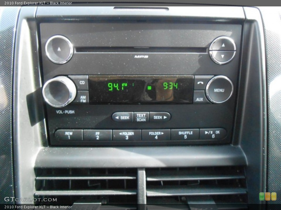 Black Interior Audio System for the 2010 Ford Explorer XLT #77472456