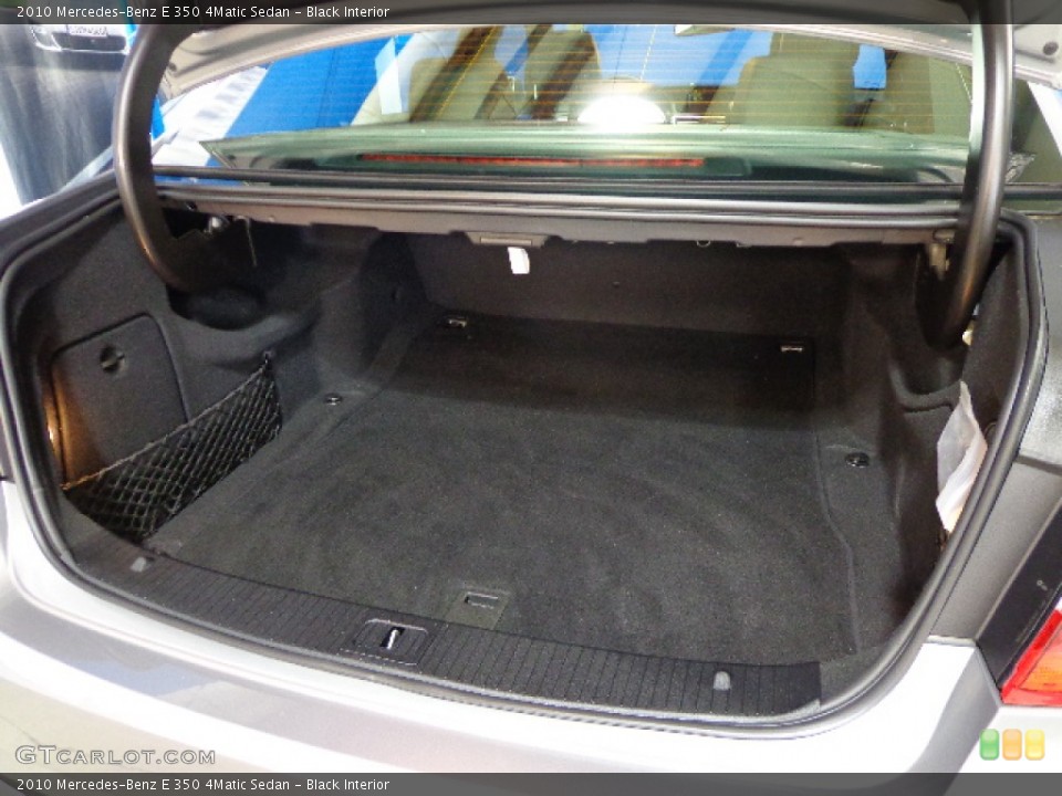Black Interior Trunk for the 2010 Mercedes-Benz E 350 4Matic Sedan #77473128
