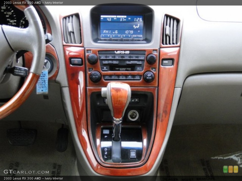 Ivory Interior Controls for the 2003 Lexus RX 300 AWD #77475237