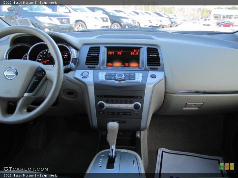 Beige Interior Dashboard for the 2012 Nissan Murano S #77475395