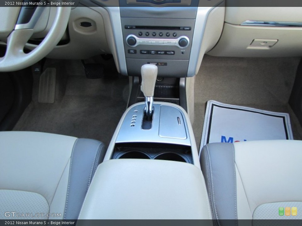 Beige Interior Transmission for the 2012 Nissan Murano S #77475413
