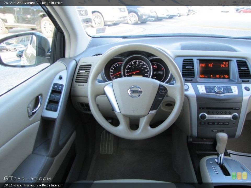 Beige Interior Steering Wheel for the 2012 Nissan Murano S #77475431