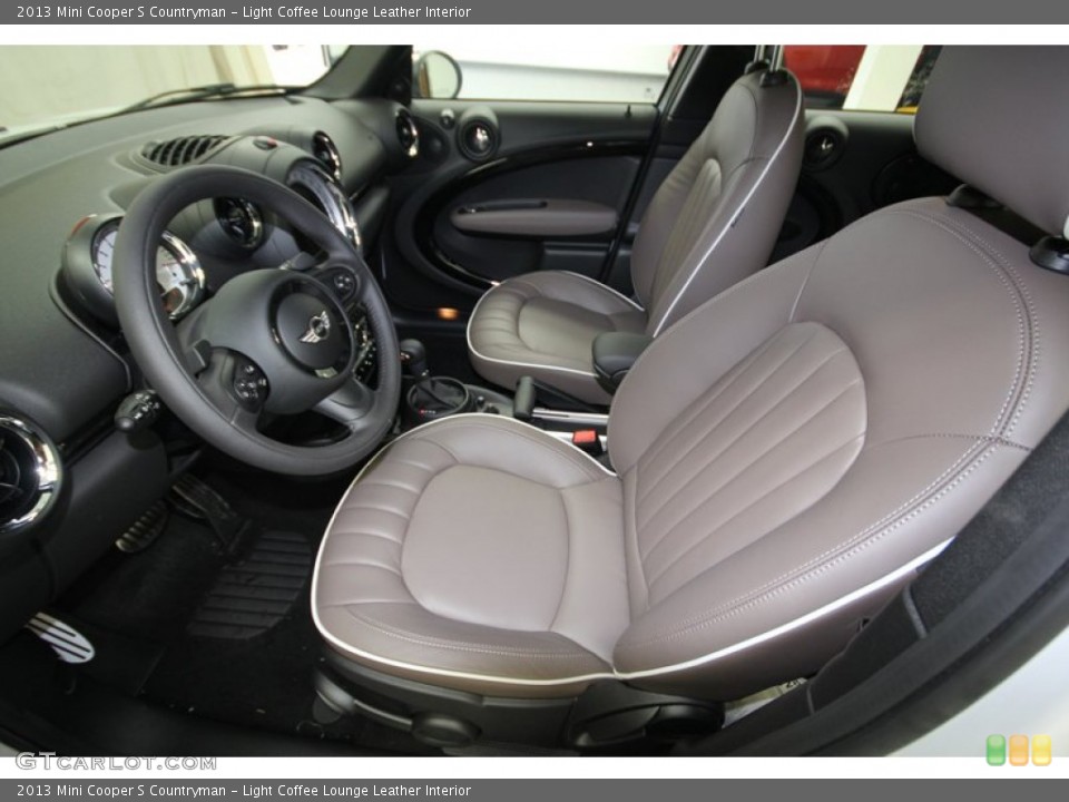Light Coffee Lounge Leather Interior Photo for the 2013 Mini Cooper S Countryman #77475666