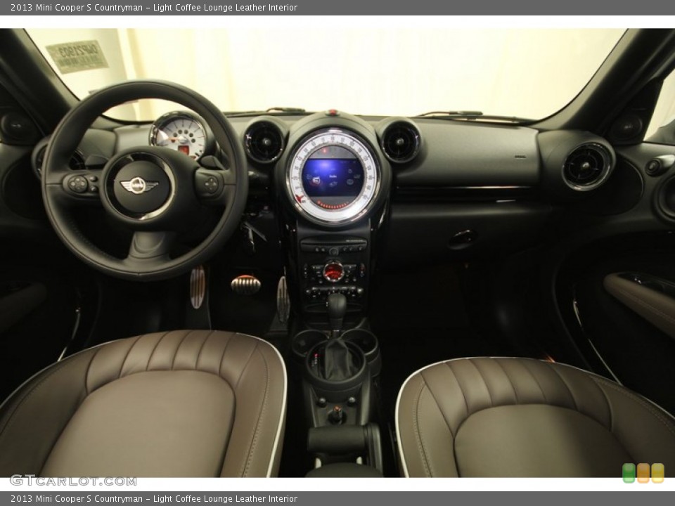 Light Coffee Lounge Leather Interior Dashboard for the 2013 Mini Cooper S Countryman #77475692
