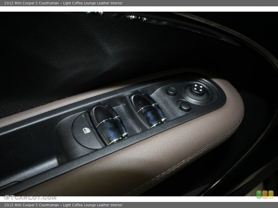 Light Coffee Lounge Leather Interior Controls for the 2013 Mini Cooper S Countryman #77475909