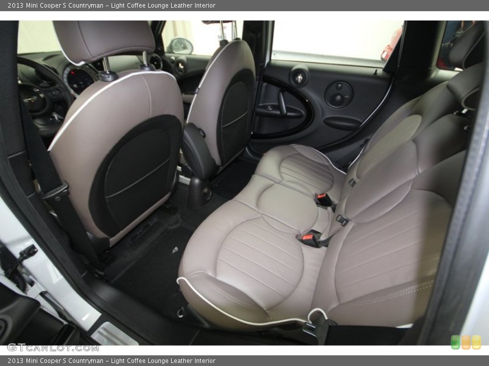 Light Coffee Lounge Leather Interior Rear Seat for the 2013 Mini Cooper S Countryman #77476096