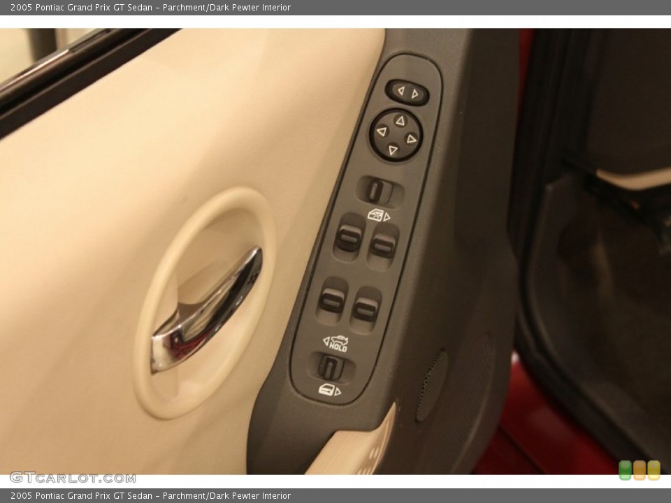 Parchment/Dark Pewter Interior Controls for the 2005 Pontiac Grand Prix GT Sedan #77476598