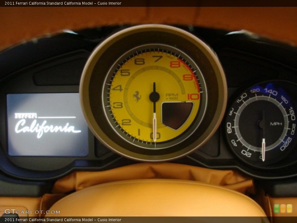 Cuoio Interior Gauges for the 2011 Ferrari California  #77478637