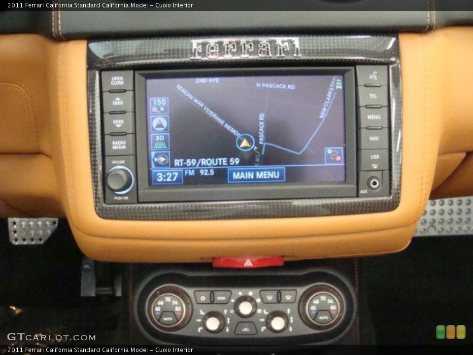 Cuoio Interior Navigation for the 2011 Ferrari California  #77478686