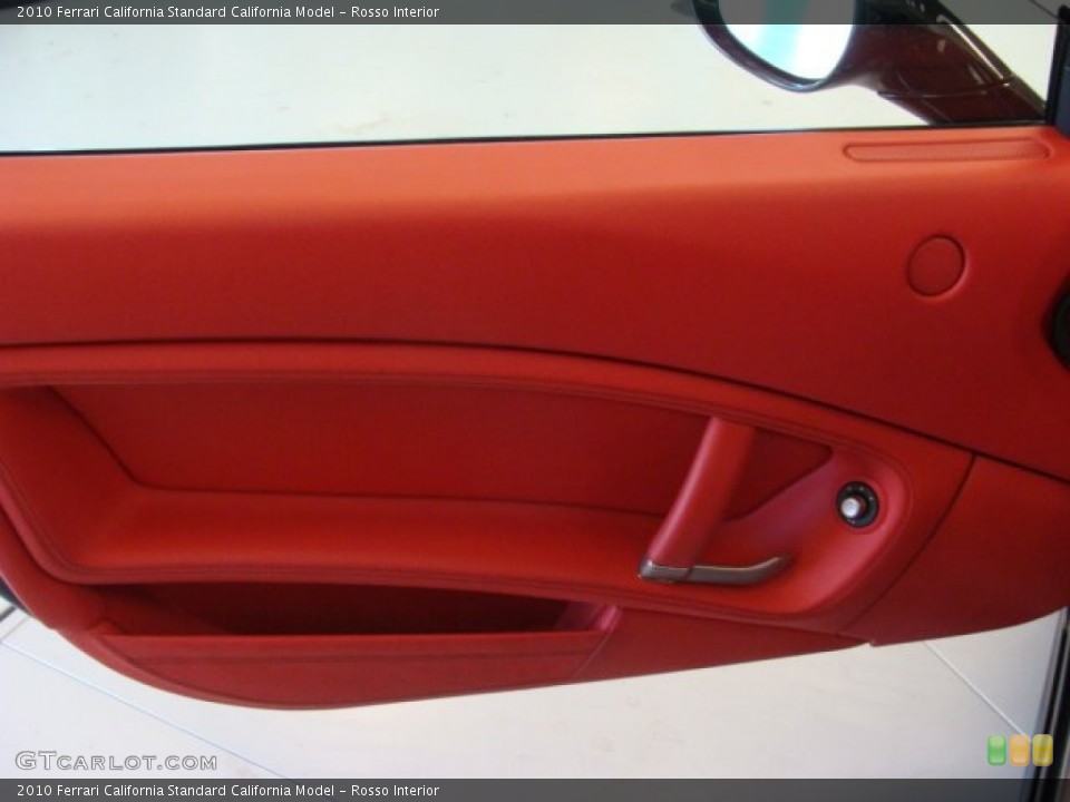 Rosso Interior Door Panel for the 2010 Ferrari California  #77479339