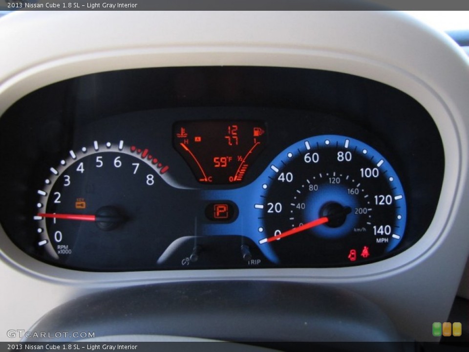 Light Gray Interior Gauges for the 2013 Nissan Cube 1.8 SL #77479640