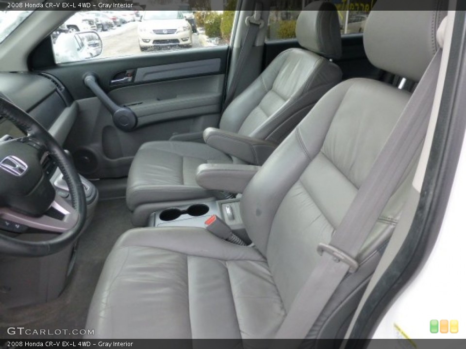 Gray Interior Front Seat for the 2008 Honda CR-V EX-L 4WD #77479955