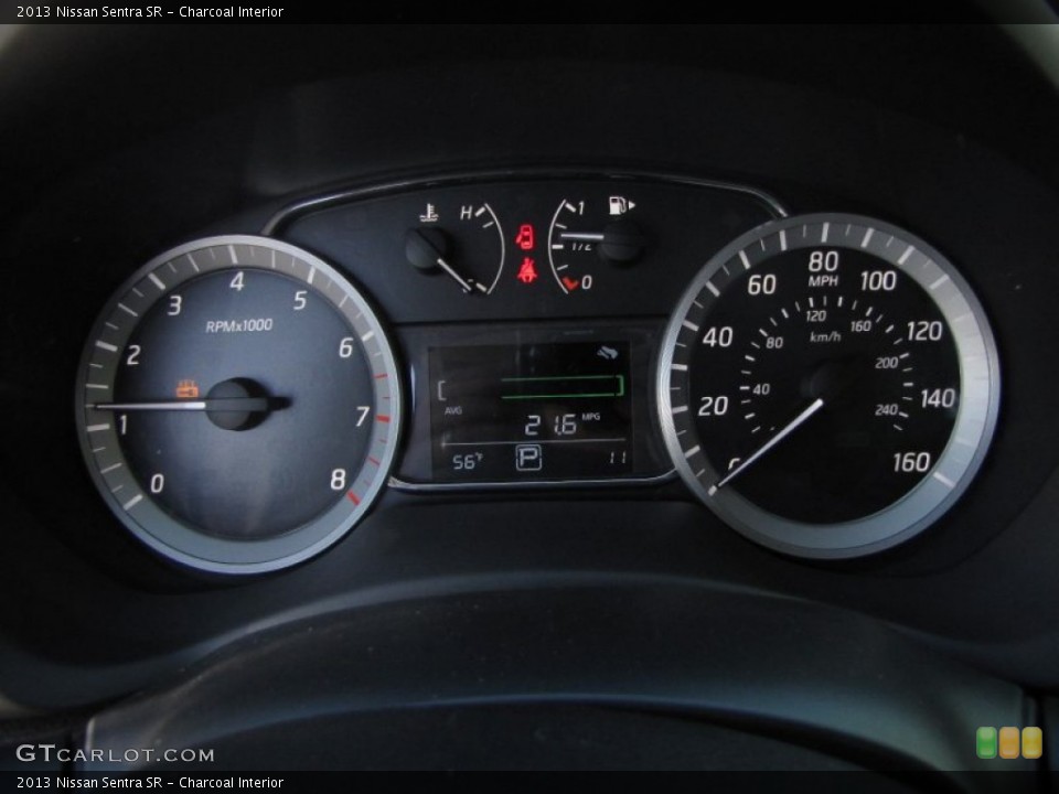 Charcoal Interior Gauges for the 2013 Nissan Sentra SR #77482202