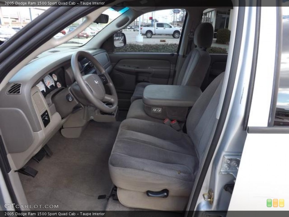 Taupe Interior Front Seat for the 2005 Dodge Ram 1500 Sport Quad Cab #77482655