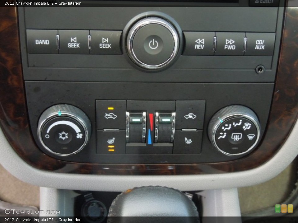 Gray Interior Controls for the 2012 Chevrolet Impala LTZ #77483378