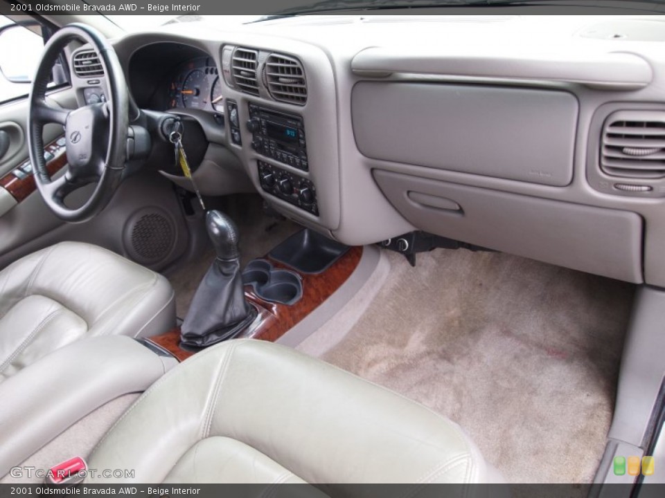 Beige Interior Dashboard for the 2001 Oldsmobile Bravada AWD #77484003
