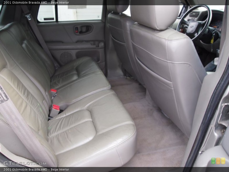 Beige Interior Rear Seat for the 2001 Oldsmobile Bravada AWD #77484032
