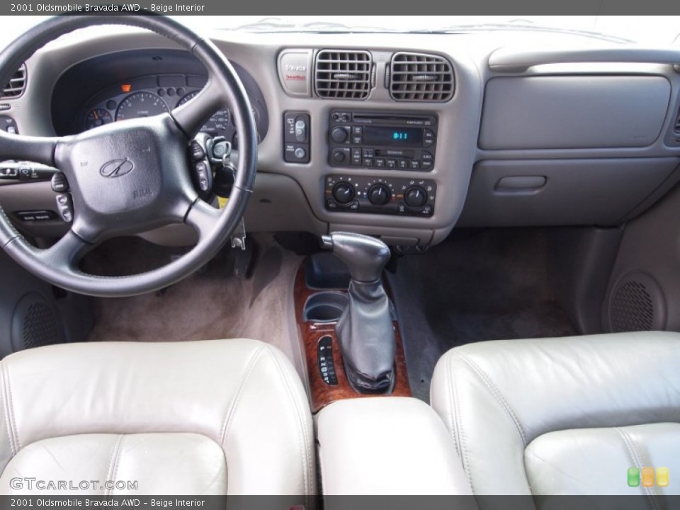 Beige Interior Dashboard for the 2001 Oldsmobile Bravada AWD #77484131